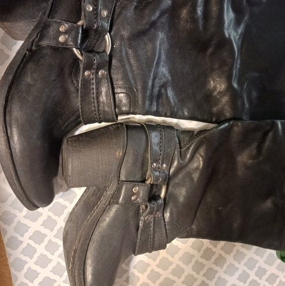 COPY - Frye harness tall black boots - Picture 4 of 7